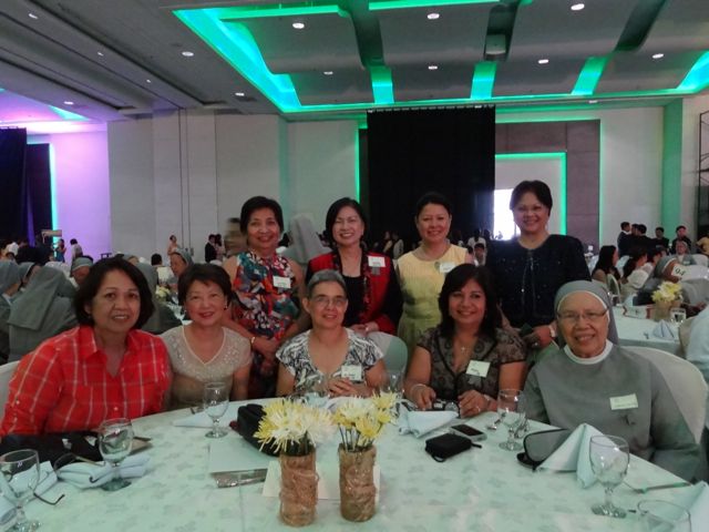 Convention Center with Sr. Bernie and Rhoda Reyes