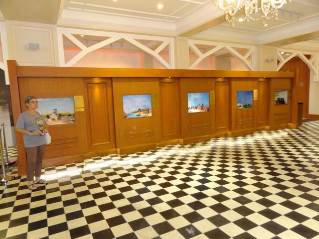 Diorama exhibit at museum